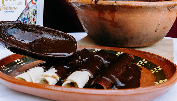 Enchiladas de mole