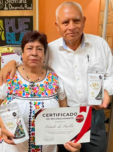 mole en polvo